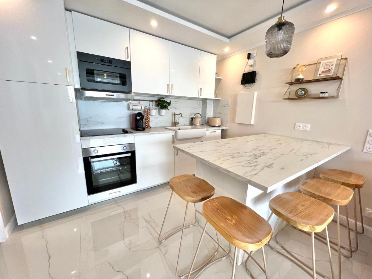 Luxueux Appartement - Vue Mer - Piscine - Free Parking - Monaco Cap-d’Ail Exterior foto
